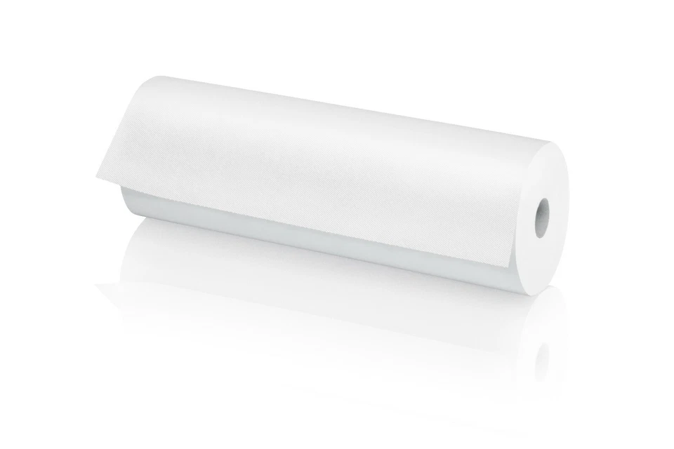 WEPA PROFESSIONAL GMBH Rollo médico Wepa Satino Prestige crepé médico 50 cm x 100 m alto blanco 6 rollos