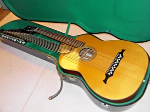 Kontragitarre Erich Sandner Mittenwald 9 Kontrasaiten Koffer Schrammelgitarre - Bild 1 von 18