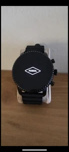 Fossil Smart Watch Gen 4 Q explorist HR 45mm Black AS IS - Picture 1 of 6