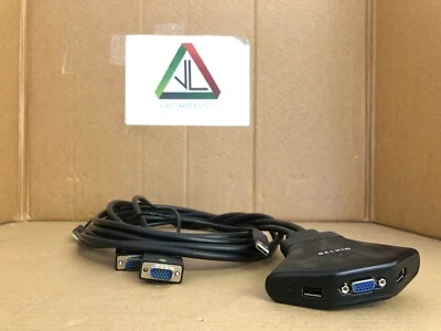 Belkin F1DK102U Belkin 2-Port KVM Switch & USB Belkin Cable KVM Switch (Inc VAT) - Image 1 of 4