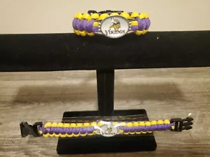 Free Shipping Cyber Monday Sale!!! Minnesota Vikings NFL Paracord Bracelet - Picture 1 of 1