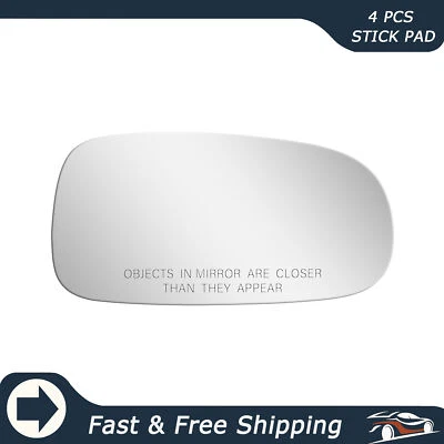 Espejo retrovisor de vidrio con adhesivo para Saab 2004-2009 lado derecho pasajero convexo Foto 1 de 4