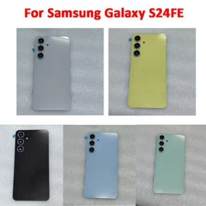 For Samsung Galaxy S24FE Rear Battery Door Housing Back Cover Glass Replace Part - Picture 1 of 13