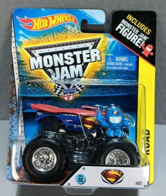 2014 Hot Wheels Monster Jam СУПЕРМЕН #81 с фигуркой - Изображение 1 из 3