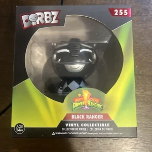 Funko Dorbz Black Ranger #255 Mighty Morphin Power Rangers Vinyl Figure NEW - Picture 1 of 6