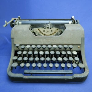 Máquina de escribir antigua Underwood temprana • modelo de 1900 #J7Q183 escritora negra - Imagen 1 de 9