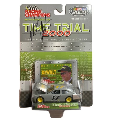Autografiado Racing Champions contrarreloj 2000 Matt Kenseth Dewalt #17 NASCAR HOF Foto 1 de 4