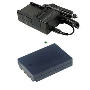 BATTERY + Charger For Olympus LI-12B C60 C70 C7000 LI 10B LI10B L110B L1 10B NEW - Picture 1 of 4