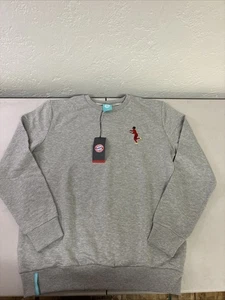 Sudadera de fútbol para hombre Serge Gnabry gris FC Bayern Munich manos de Dios nueva con etiquetas XL - Imagen 1 de 7