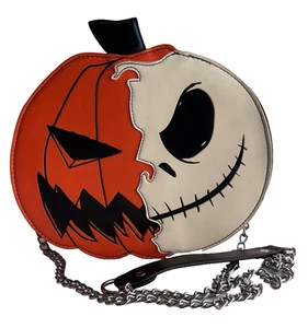 The Nightmare Before Christmas Jack Pumpkin Split Glow In The Dark Crossbody - Picture 1 of 18