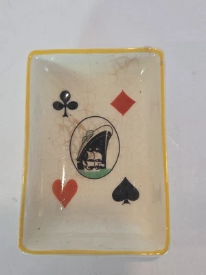 NV Koninklyke Plateelbakkery Bridge Ashtray Ship Zuid-Holland Gouda Plazoid  - Image 1 of 4