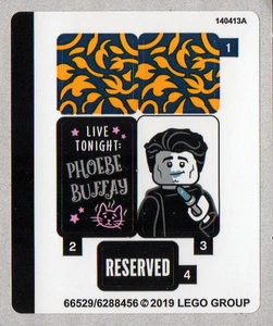 HOJA DE PEGATINAS LEGO PARA 21319 CENTRAL PERK Del Set Nuevo - Imagen 1 de 1