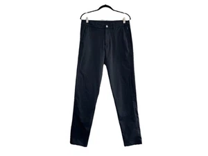 Lululemon Men’s Navy Blue Size 31 Tiny Check Pattern Athletic Dress Pants - Picture 1 of 14