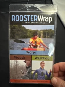 RoosterWrap Handy Sicherheitsgurt Neon Orange Freisprecheinrichtung Halter - Bild 1 von 2