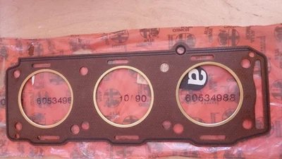ALFA ROMEO 75 155 GUARNIZIONE SX TESTATA CILINDRI MOTORE ORIGINALE 60534988 - Imagen 1 de 4