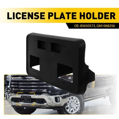 全新 原始设备制造商 车牌 前标签支架 2024-2025 适合 Silverado 雪佛兰 3500 HD — 第 1/4 张图片