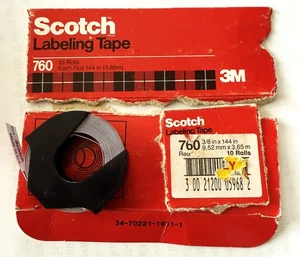 SCOTCH 760 BESCHRIFTUNGSBAND 3/8 ZOLL X 144 ZOLL - Bild 1 von 1