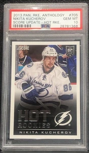 2013-14 ANTHOLOGY SCORE UPDATE NIKITA KUCHEROV #705, HOT ROOKIE, PSA GEM MINT 10 - Bild 1 von 2