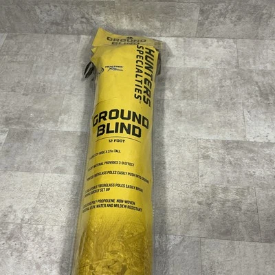 Hunters Specialties Portable Ground Blind Realtree Apg Camo 12’ Wide x 27” Tall - Image 1 of 4