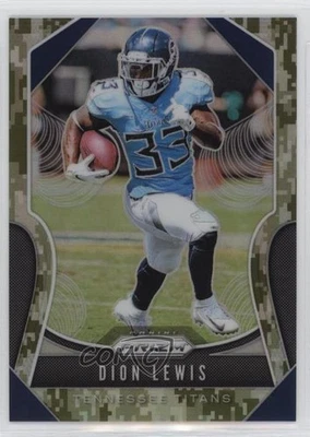 2019 Panini Prizm Camo Prizm /25 Dion Lewis #165 - Image 1 of 2