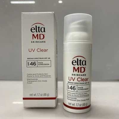 PROTECTOR SOLAR FACIAL ELTA MD UV transparente amplio espectro FPS 46 1,7 oz, nuevo caducidad 08/2027 Foto 1 de 4