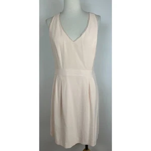 Sezane Alya Mini Abito Donna 38 M Blush Rosa Profondo V Romantico Femminile - Foto 1 di 9