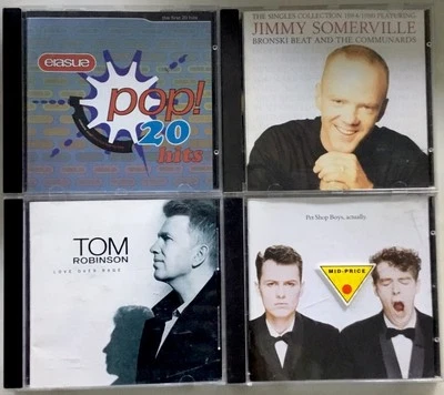 Pet Shop Boys, Jimmy Somerville, Erasure, Tom Robinson, 4 x CD Album Bundle - Image 1 of 3