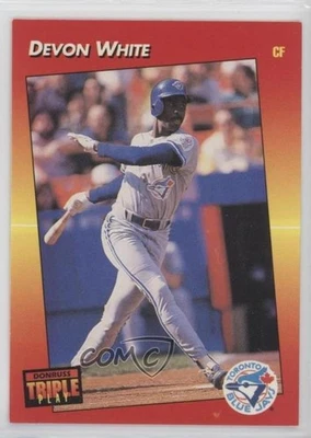 1992 Donruss Triple Play Devon White #240 - Image 1 of 2