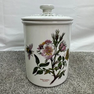 The Botanic Garden Rosa Canina Hund Rose Portmeirion Deckeldose England 1972 - Bild 1 von 15