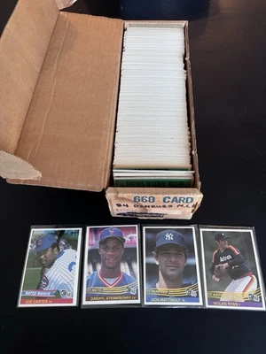 1984 Donruss Baseball Complete Set  1-660 With Mattingly Strawberry Ryan Carter - Image 1 of 4