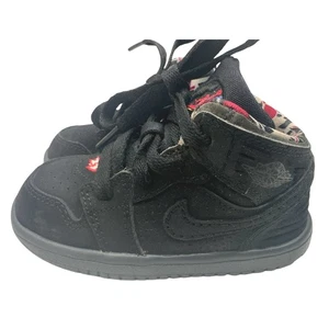 Nike Baby's Black/Black Muti Jordan 1 Retro 93 Sneakers Size 7C 580517-032 Rare - Picture 1 of 16