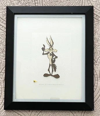Warner Bros Looney Tunes Wile E. Coyote 2002 Enmarcado Edición Limitada Sericel Foto 1 de 4