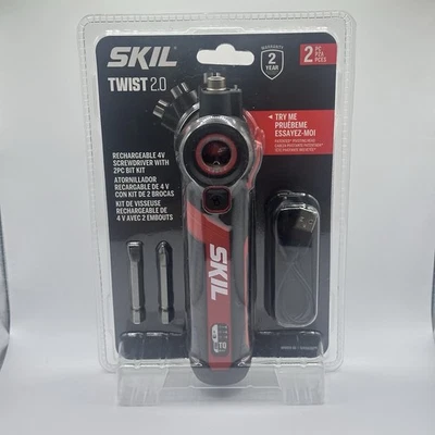 SKIL Twist 2.0 Rechargeable 4V Screwdriver with USB-C Charging Cable - Image 1 of 2