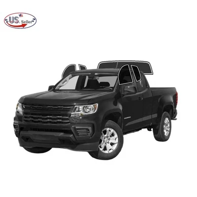 PreCut 2Ply Window Tint Film Kit For 2015-2022 Chevy Colorado Extended Cab - Image 1 of 4