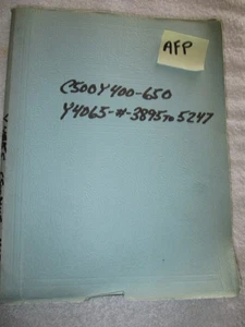 CLARK SPN PARTS MANUAL CUSTOM Used See PIC C500 Y400 - Y650 Y4065 3895-5247 - Picture 1 of 8