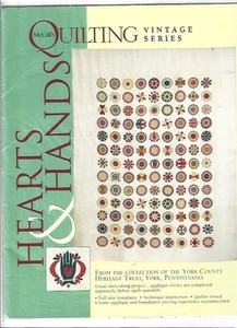 McCall's Quilting Hearts and Hands Quilt Pattern Vintage York PA Heritage Trust - Picture 1 of 2