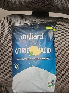 NEW Citric Acid 10lb Food Grade Non-GMO Baking Bath Bombs Preservative Cleaning - Picture 1 of 2