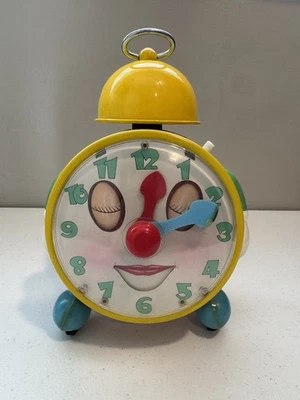 Timmy O' Clock 1960-е Tomy Винтажные Часы Лицевая Оловянная Игрушка Япония Для РЕМОНТА ИЛИ ЗАПЧАСТЕЙ - Изображение 1 из 4