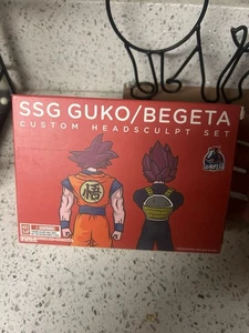 Figura Demoniacal Fit Son Goku & Vegeta 4 Cabezas Esculpidas Pelo Rojo F 1/12 6"" SHF - Imagen 1 de 7