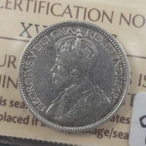 10 cents 1913 Broad Leaves Canada ICCS VF-30 silver coin Queen Victoria c ¢ BL - Picture 1 of 3