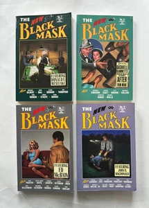 The NEW BLACK MASK No. 3-6-7-8 Mystery/Detective Fiction 4 Trade Paperback LOT - Picture 1 of 19