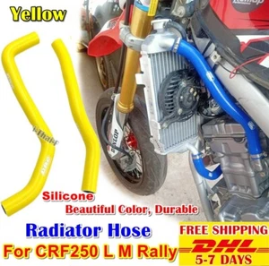 Hose Radiator For Honda CRF250 L M RALLY Silicone Coolant Hoses Crf450r Yellow - Bild 1 von 9