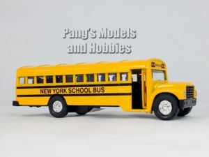 6 Inch Long New York School Bus - Yellow School Bus - 1/72 Scale Diecast Model - Picture 1 of 5