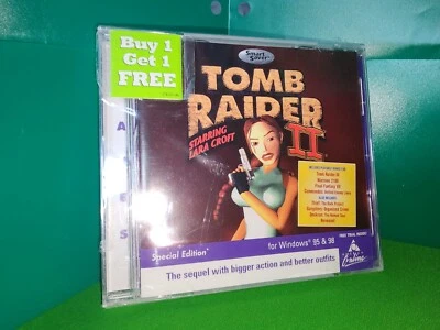 BRAND NEW - Tomb Raider II Starring Lara Croft (PC, 1997) Eidos Interactive - Image 1 of 3