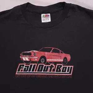 Maglietta Vintage Fall Out Boy S Esci dai miei sogni e entra nella mia auto tour shirt - Foto 1 di 5