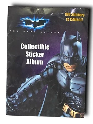 Álbum de pegatinas Batman The Dark Knight Heath Ledger Joker 2008 Pgm ultra raro Foto 1 de 4