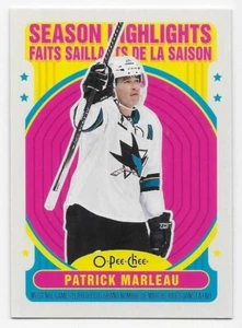 21/22 O-PEE-CHEE SEASON HIGHLIGHTS RETRO VARIATION PARALLEL Patrick Marleau #591 - Picture 1 of 1
