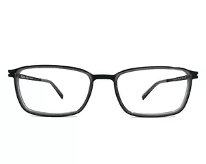 Modo Eyeglasses Frames 4530 GREY Black Rectangle Full Rim 50-17-143 - Picture 1 of 11