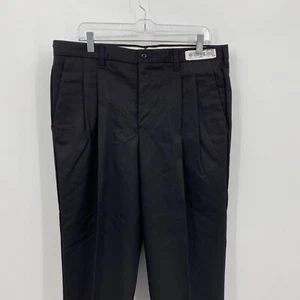Cintas Men's ComfortFlex Uniform Straight Work Pants Solid Black Size 36 - Picture 1 of 8