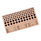 Leather Tool Holder 3 Grid 98 Holes Wooden Leathercraft Tool Rack Accessory SG5